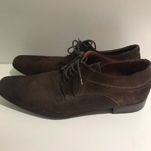 Mens Brown Suede Dress Shoes